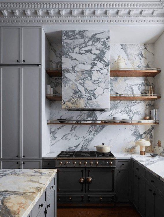 прожилки в кухні