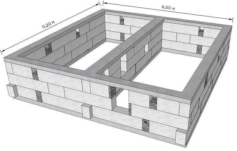 Фундамент З Блоків
