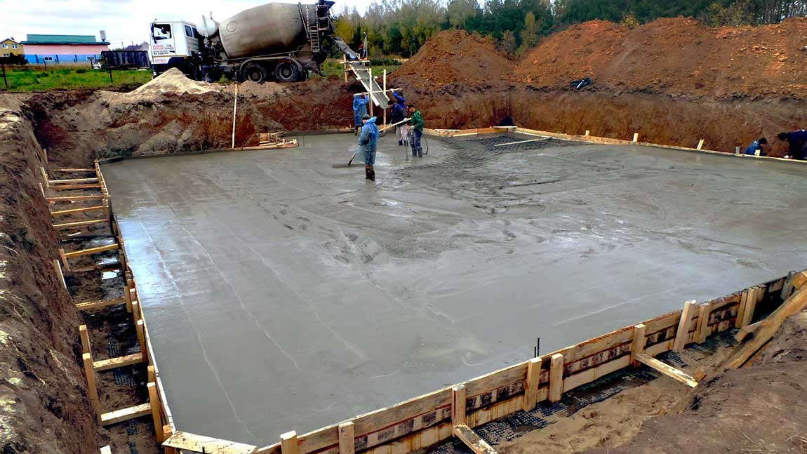 Заливку Фундаменту