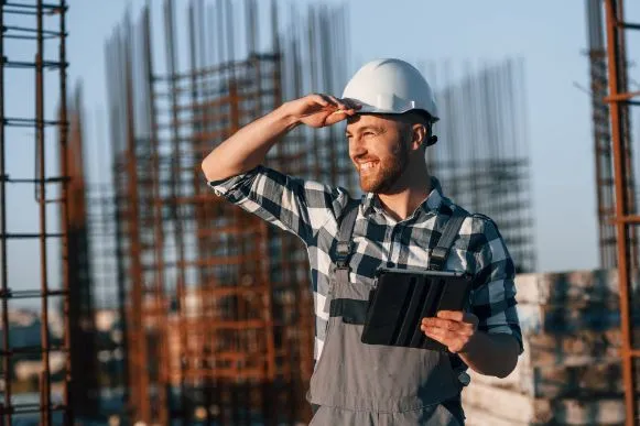 Команда фахівців засипає котлован