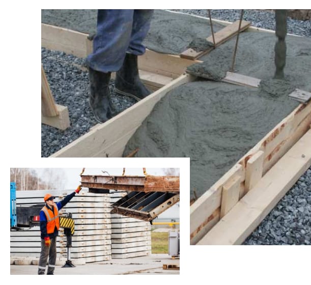 Процес монтажу опалубки для фундаменту