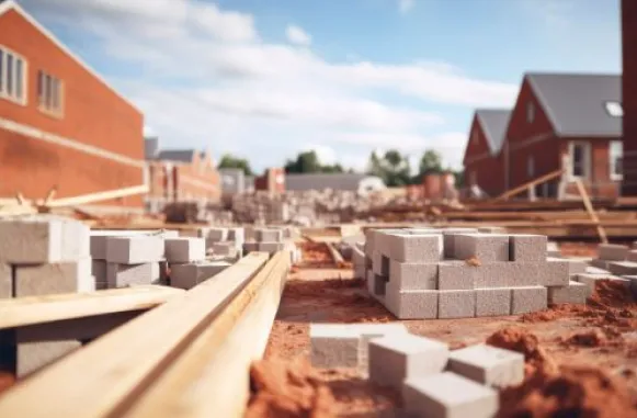 Формування бетонної подушки під фундамент