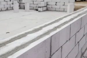 Бетонная подушка под ФБС — работа Optima Building №6