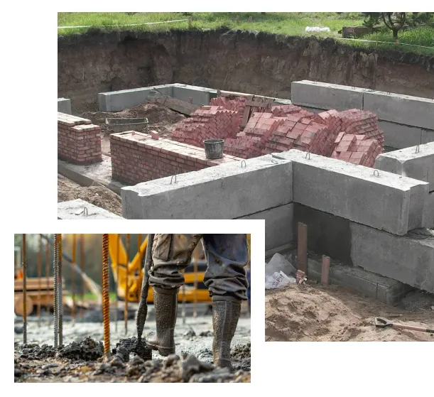 Робочий процес армування ФБС блоків