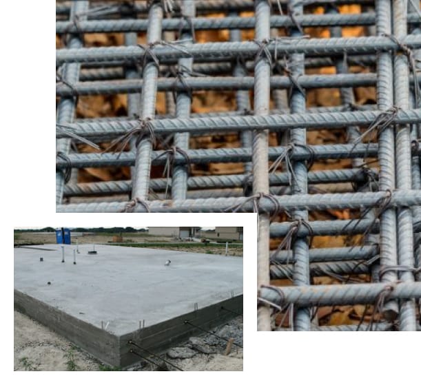 Робочий процес армування монолітної плити