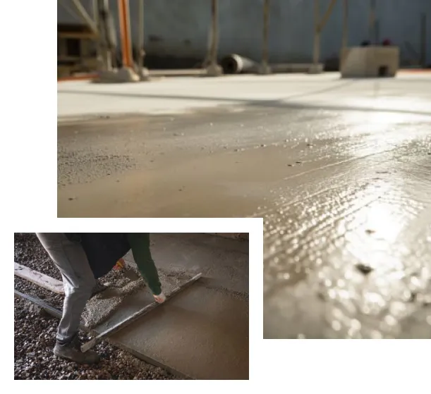 Заливка бетону для підлоги