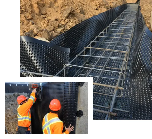 Гідроізоляція стін фундаменту в процесі