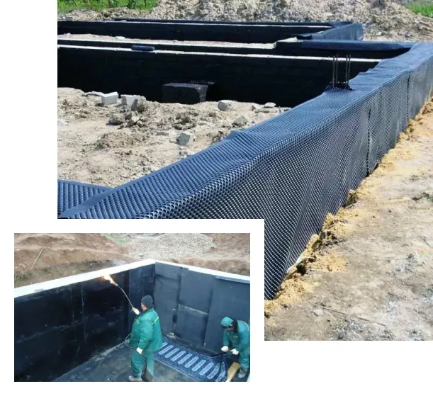 Робочий процес гідроізоляції фундаменту