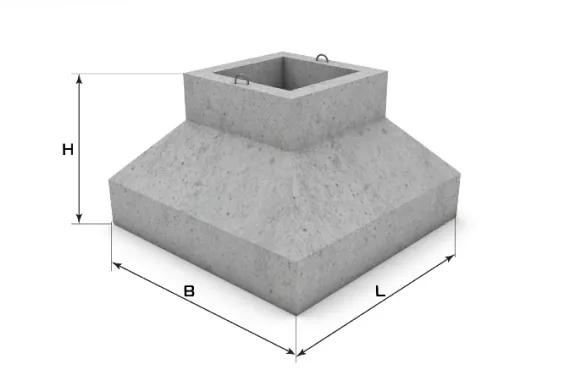 Підготовка до заливки фундаментного стакана