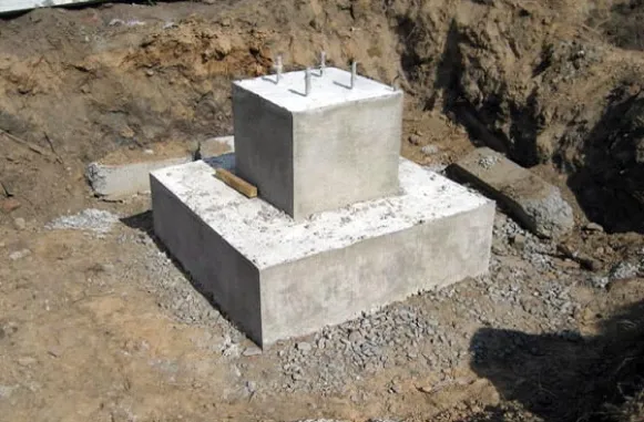 Армування фундаментного стакана перед бетонуванням