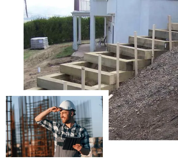 Підготовка фундаменту під бетонування сходів