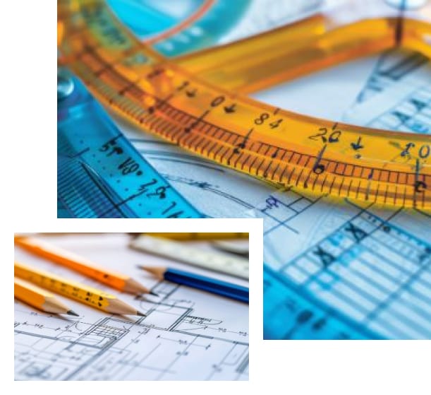 Інженер робить розрахунок навантаження на фундамент