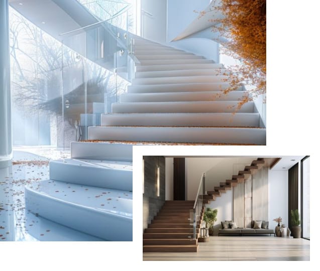 Сходи з акрілу