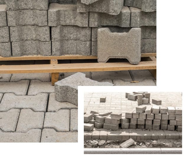 укладання бруківки