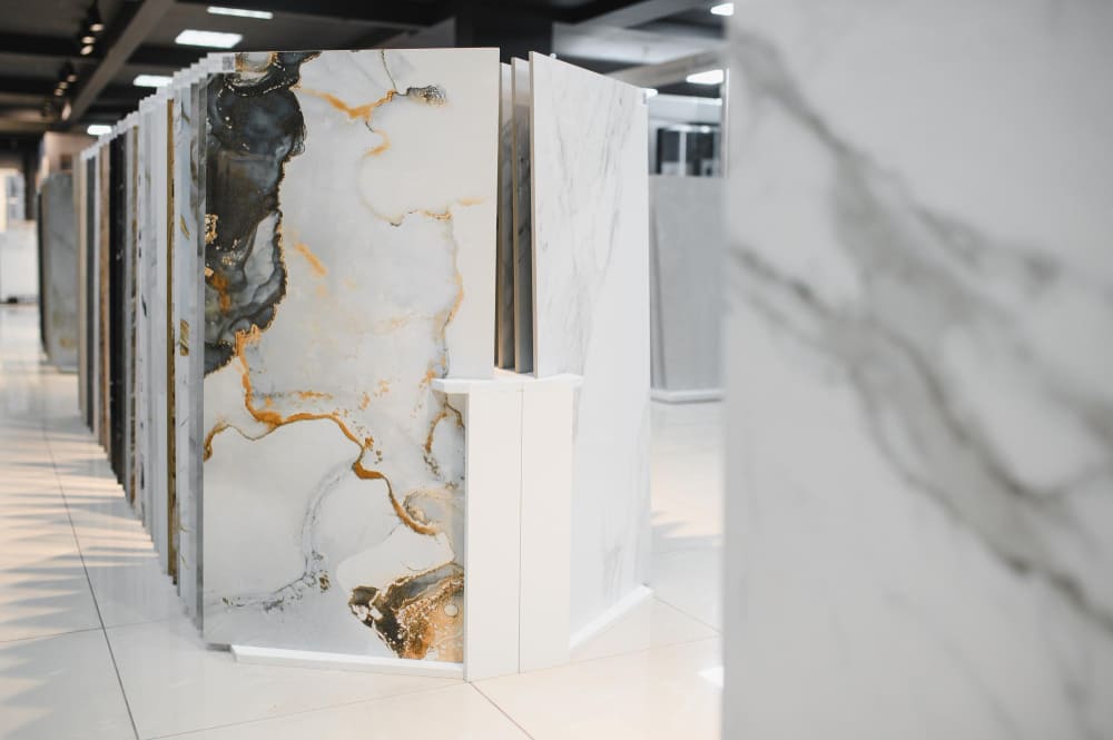 плитка під мармур на кухню